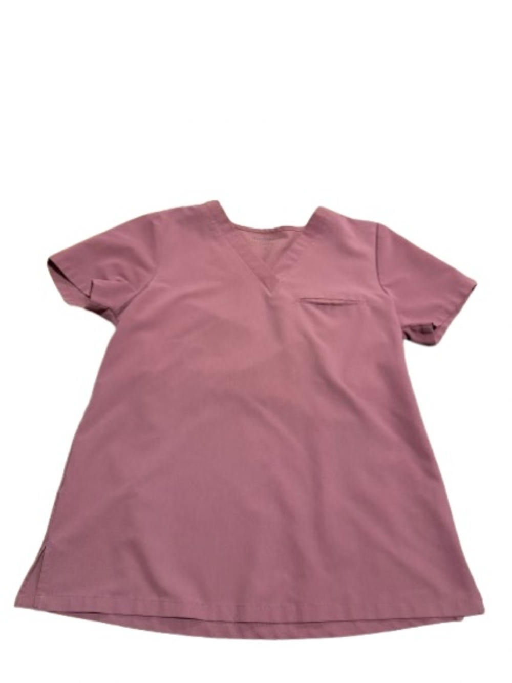 Mandala Women’s V-Neck Scrub Top & Drawstring Pant Set - Dusty Rose Size Small - Picture 3 of 15